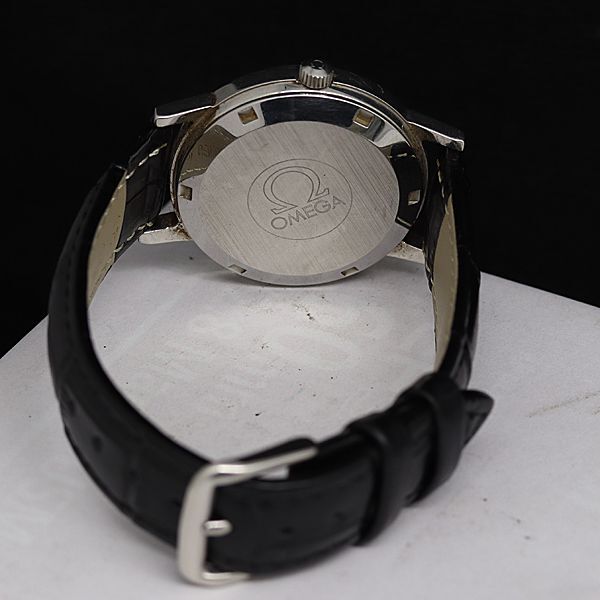 1円 オメガ ジュネーブ AT/自動巻 シルバー文字盤 デイト メンズ腕時計 KTR 1950300 3OKTの画像4