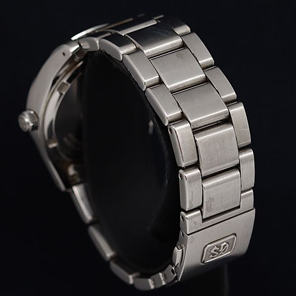 1円 稼動 良品 QZ セイコー グランドセイコー 9F62-0AB0 デイト シルバー文字盤 メンズ腕時計 OKZ 0031900 3BKTの画像3