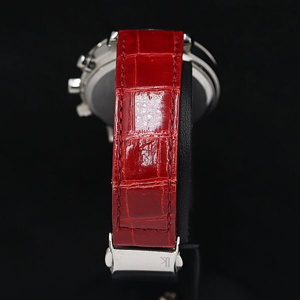 1円 セイコー V175-0DF0 ルキア 電波ソーラー 白文字盤 クロノグラフ メンズ腕時計 TCY 0066000 3MGT_画像3