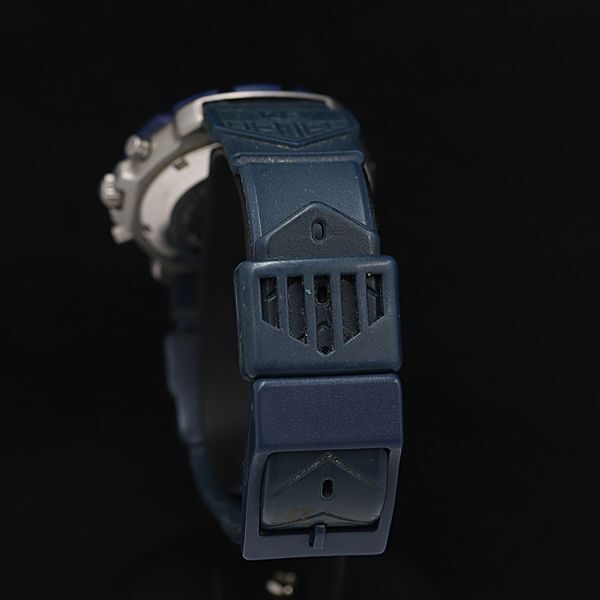 1円 稼働 良品 タグホイヤー フォーミュラー1 470.513 QZ ブルー文字盤 クロノグラフ メンズ腕時計 TCY 6294200 3DIT_画像3
