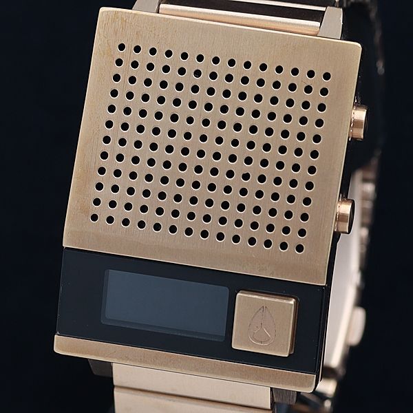 1円 箱/コマ2/充付 定価約￥25,500 ニクソン 充電式 A1266 897 ドークトゥー ローズゴールド メンズ腕時計 OKZ 2000000 NSKの画像1