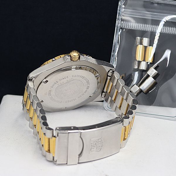 1 jpy operation superior article koma 3 attaching TAG Heuer 934.206 3000 series Professional 200m Date QZ 2KHT men's wristwatch OKZ 8976000