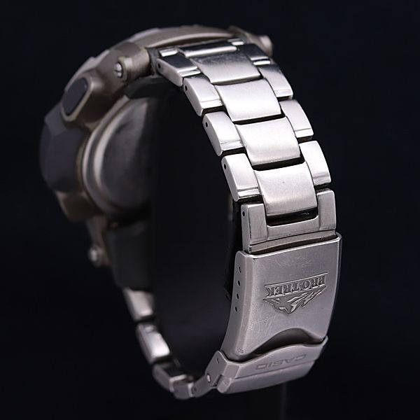 1円 稼働 良品 QZ 箱付 カシオ プロトレック PRG-280D ツインセンサー デジアナ コンパス メンズ腕時計 OKZ 2000000 3NBG2の画像3