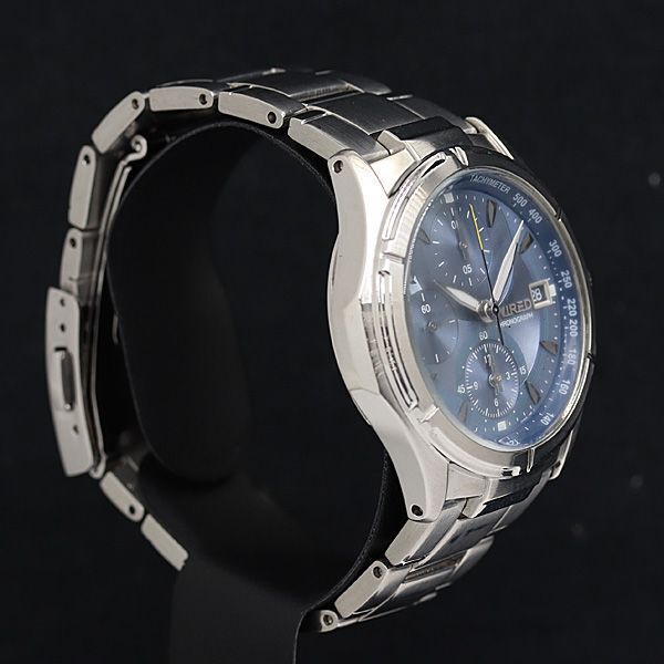 1 иен работа хорошая вещь Seiko QZ Wired 7T92-0GB0 Date 3BJY ice blue циферблат мужские наручные часы YUM 3856000