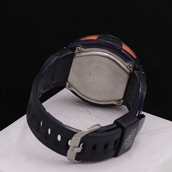 1円 稼動 カシオ プロトレック トリプルセンサー PRG-60J ソーラー デジアナ メンズ腕時計 KTR 2213000 3PRYの画像4