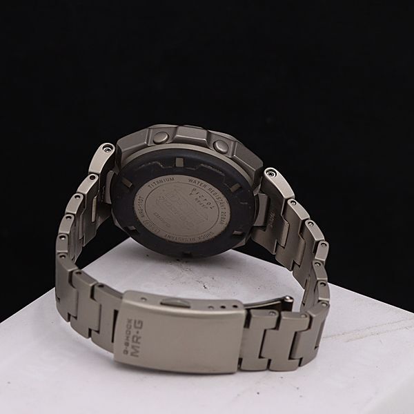 1 jpy operation Casio G shock MR-G MRG-110T titanium QZ digital face men's wristwatch KTR 2213000 3PRY