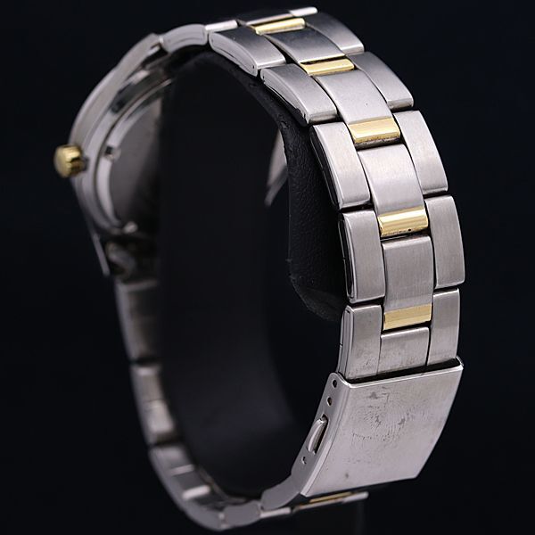 1円 稼働 良品 QZ セイコー スピリット 7N43-9080 デイデイト 白文字盤 メンズ腕時計 OKZ 2213000 3PRY_画像3