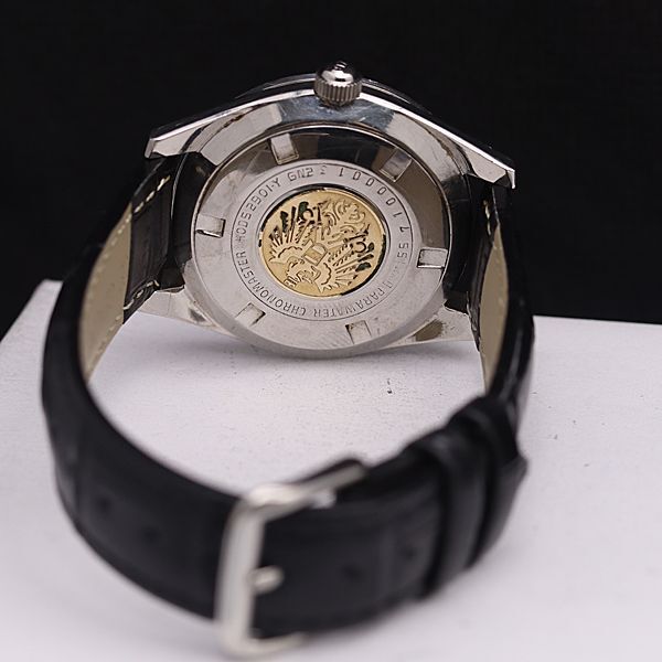 1円 稼働 シチズン クロノマスター H0052901-Y 23石 シルバー文字盤 デイト 手巻 メンズ腕時計 NSY 0090200 3BJTの画像4