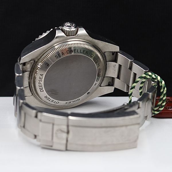1円 箱付 稼働 良品 ロレックス シードゥエラー ディープシー 116660 M845588 黒文字盤 AT 2ERT メンズ腕時計 OGH 0021890の画像4
