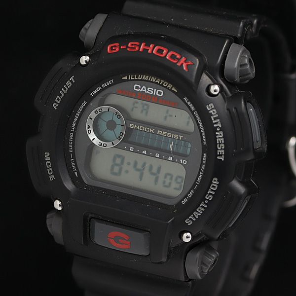 1円 稼動 良品 カシオ G-ショック DW-9052 QZ デジタル文字盤 メンズ腕時計 SGN 2000000 3NBG2の画像1