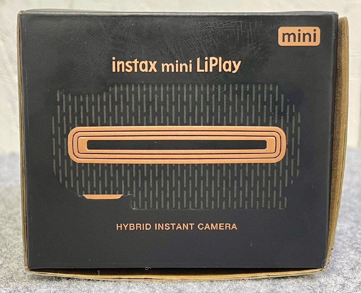 新品未使用 富士フイルム チェキ INSTAX mini LiPlay エレガントブラック コンパクトボディ スマホの写真もプリント可能_画像5