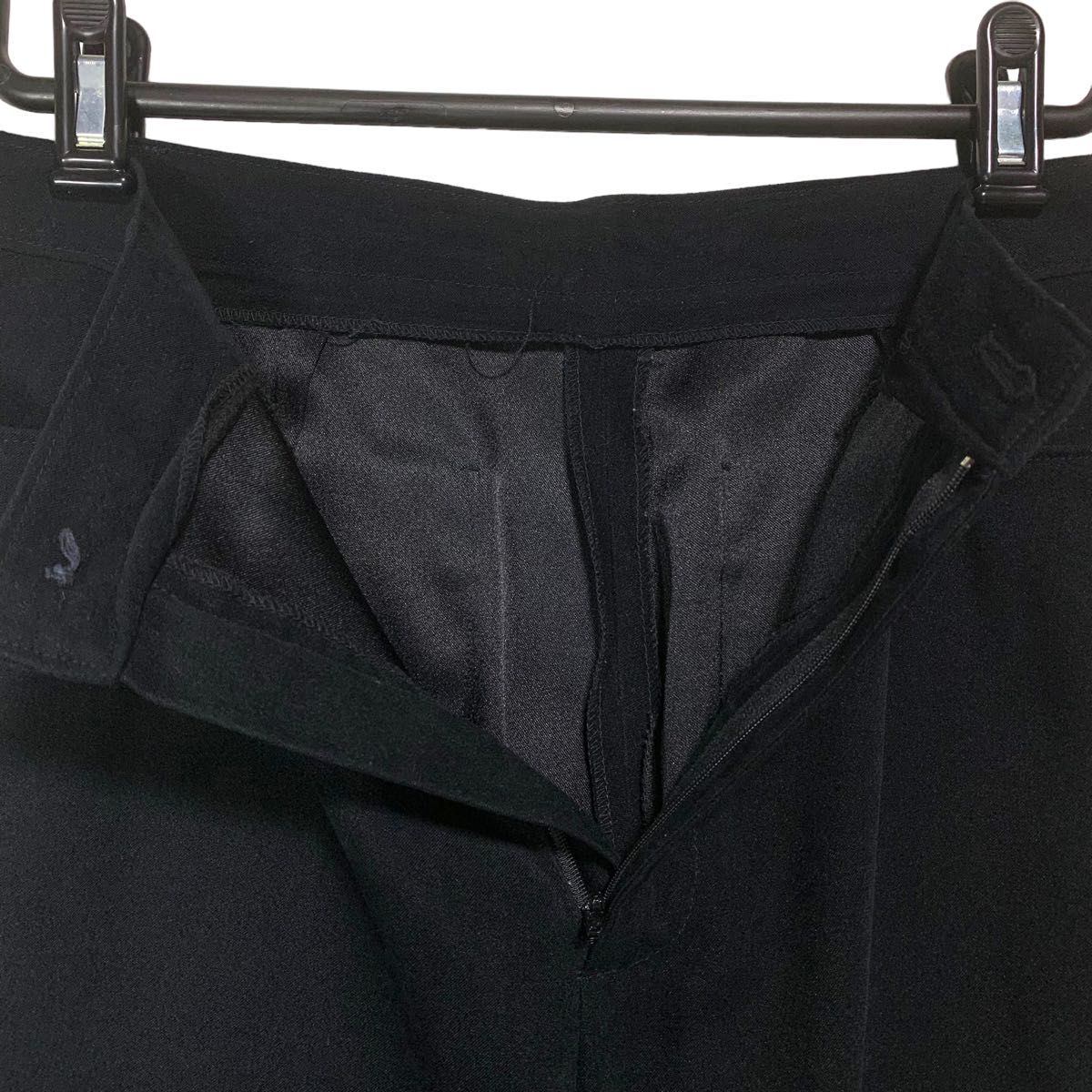 PALEO2 パレオ2 パンツ　黒　ボトムス　ストレート　ワイドパンツ　大きい ブラック 黒