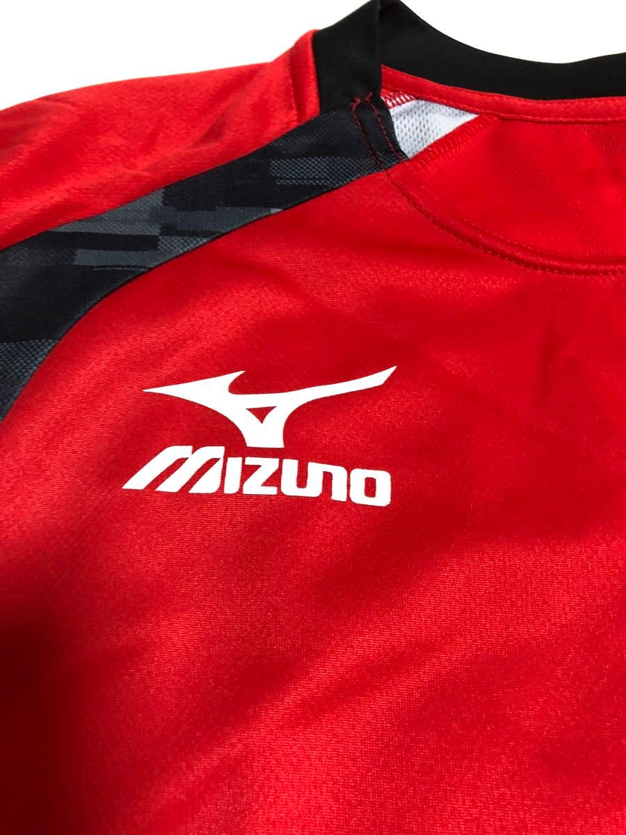 ミズノ MIZUNO 半袖Tシャツ　レッド　2XL