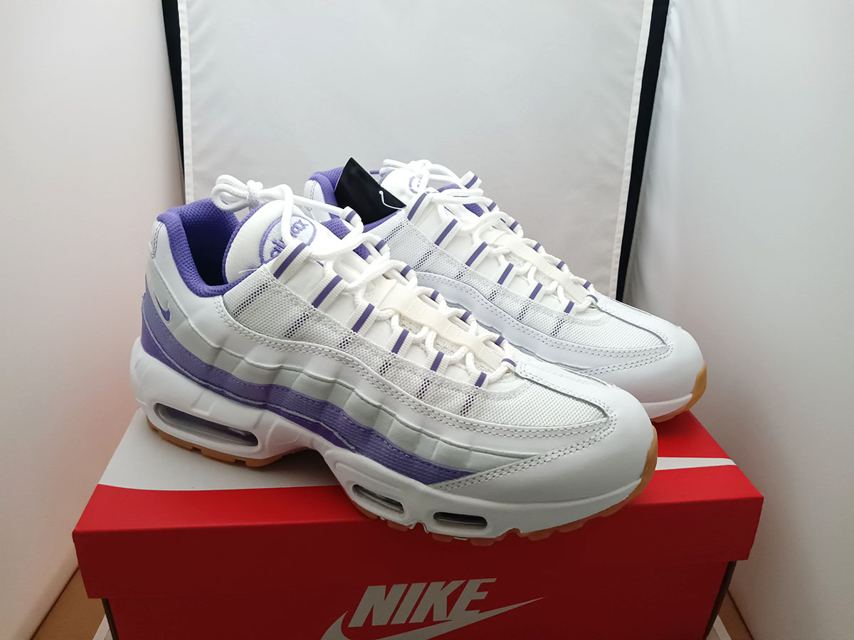 27cm Nike Air Max 95 ナイキ エアマックス95 DM0011-101 ホワイト パープル 白 紫