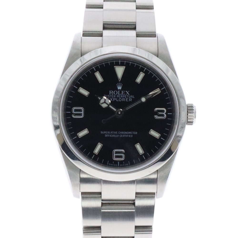 【中古】｜ROLEX ロレックス 114270 エクスプローラー1 ブラック ステンレス メンズ 腕時計の画像1