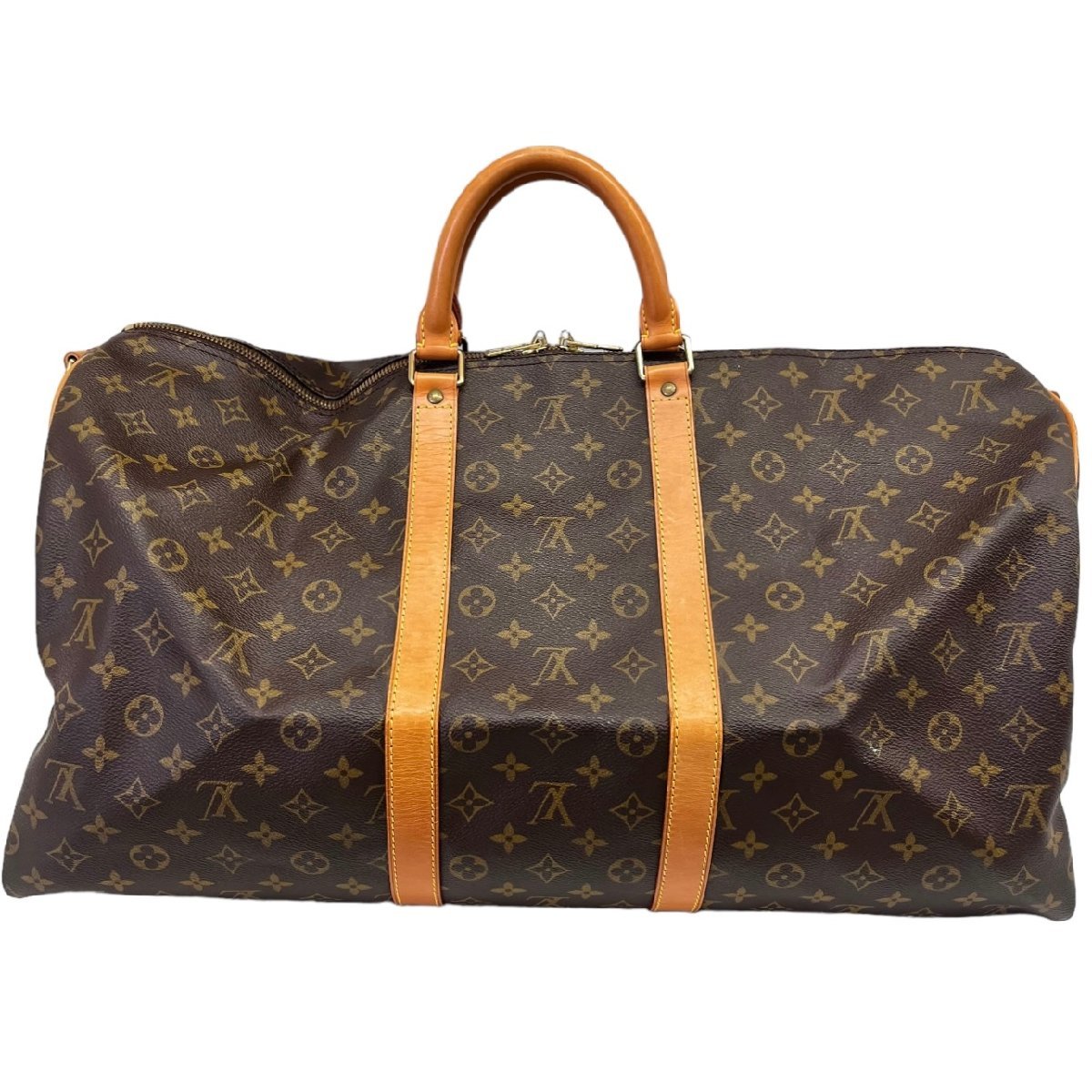 【中古】｜LOUIS VUITTON ルイヴィトン M41414 キーポル55 バンドリエール モノグラム ボストンバッグ_画像1