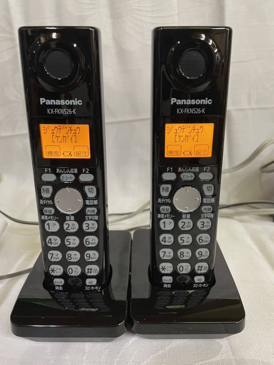 電話 パナソニック 子機　KX-FKN526-K Panasonic VE-GP22-W 充電器　PFAP1018 NTT DCP-4400_画像3