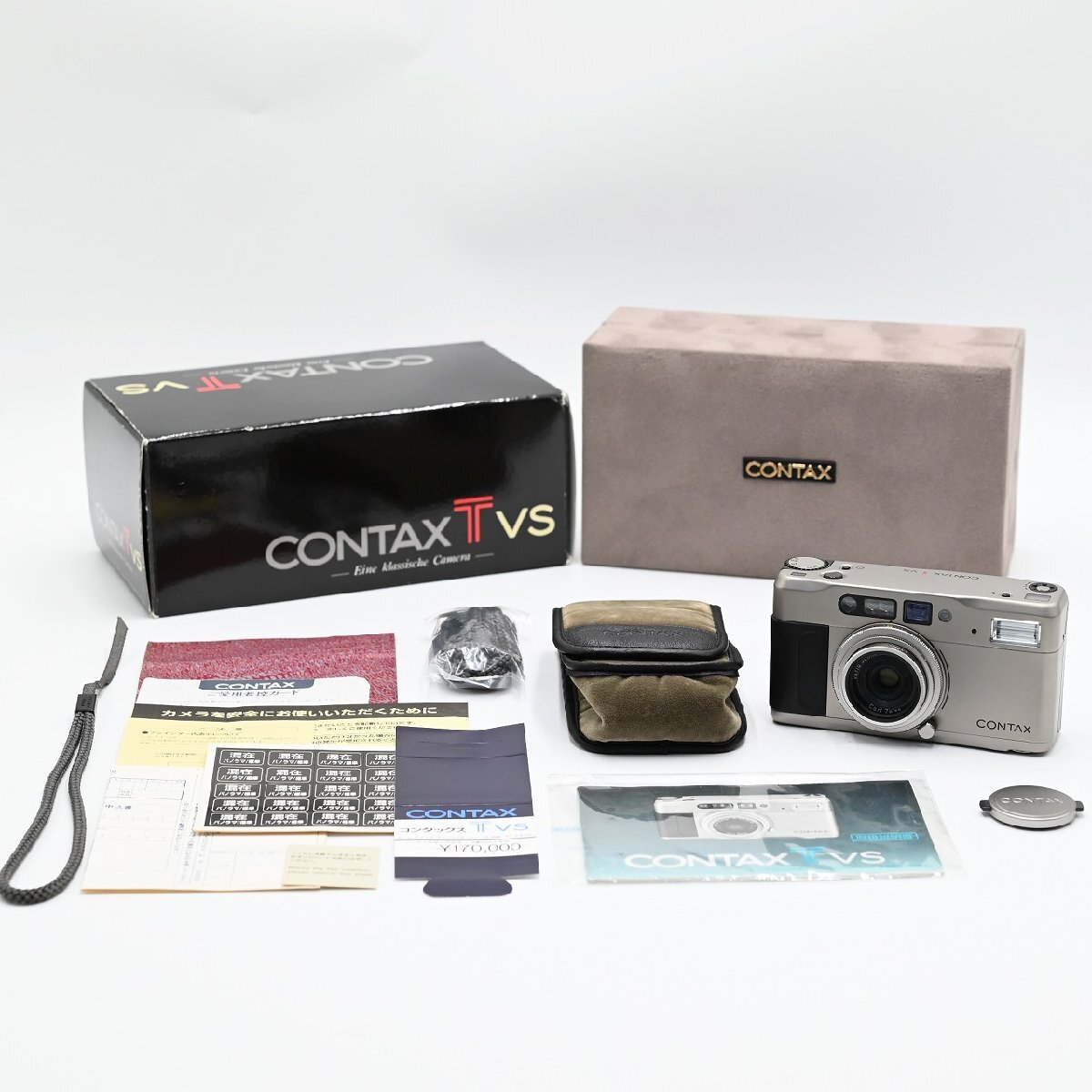 コンタックス CONTAX RTS Ⅱ 元箱、説明書、ストラップ、アイ コンタックス CONTAX RTS Ⅱ 元箱、説明書、ストラップ、アイ