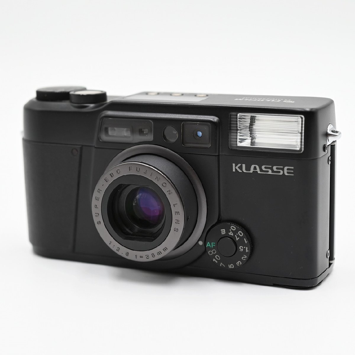 【元箱付き】FUJIFILM KLASSE 35ｍｍコンパクトフィルムカメラ F2.6 38mm Black フィルムカメラ