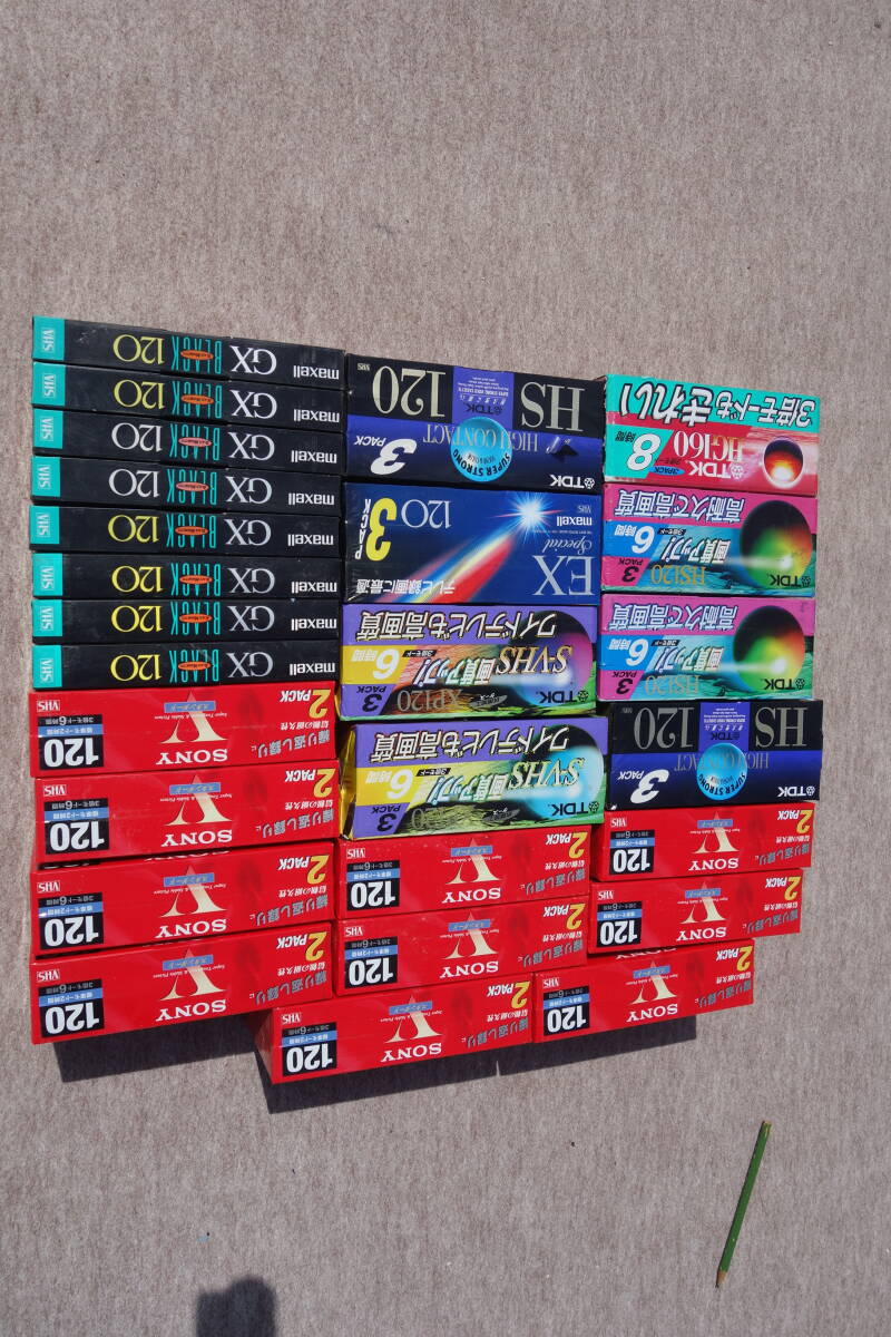 ★未開封★ VHS ビデオテープ ５２本セット　まとめて TDK　SONY　ｍaxellなど 記録媒体 ☆ 未使用_画像10