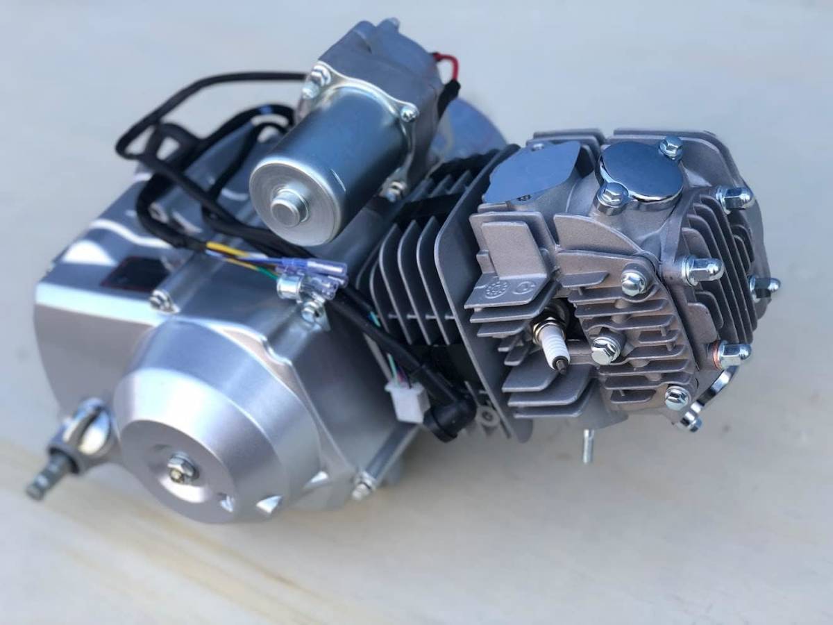 新品未使用 遠心クラッチ125CCエンジン上置きセルモーター カブ モンキー ゴリラ DAX シャリー ATV修理交換用 12V キャブレター等付属品_画像1