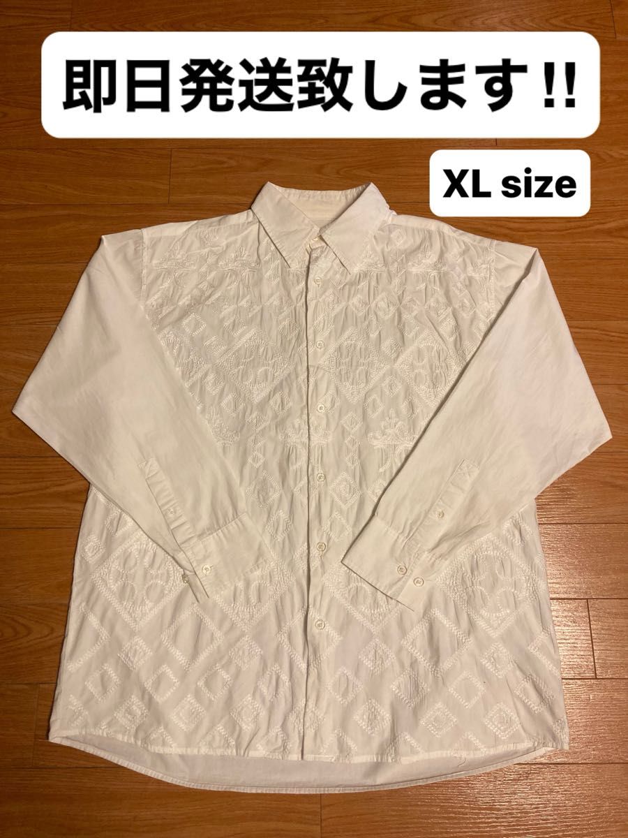 Pelle pelle ボタンシャツ XL size - トップス