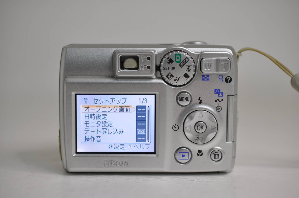 動作品 単三電池使用 ニコン Nikon COOLPIX E5600 コンパクトデジタルカメラ 管GG2235_画像9