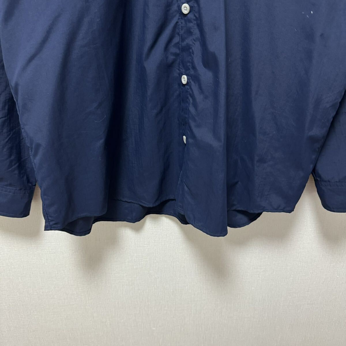 ネイビー　長袖シャツ　フィッシングシャツ　古着　PFG コロンビア