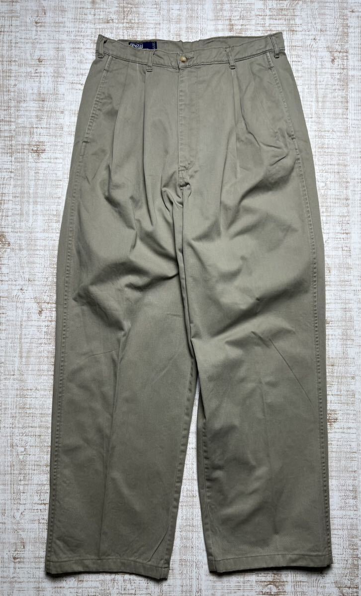 古着 90s ポロチノ チノパン ラルフローレン カナダ製 38 Ralph 古着 90s ポロチノ チノパン ラルフローレン カナダ製 38 Ralph