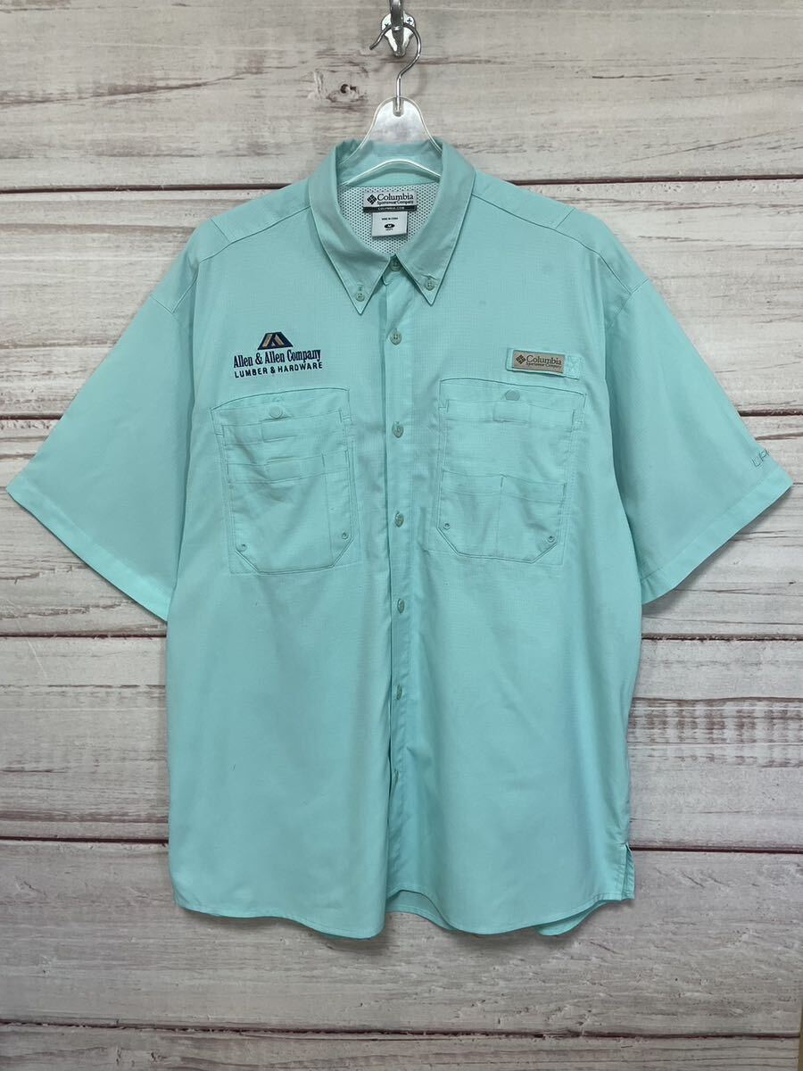 古着　コロンビア　Columbia PFG フィッシングシャツ　半袖シャツ