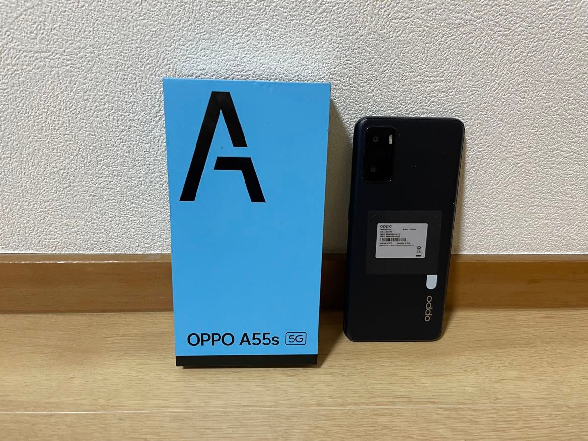 手帳型ケース付き】OPPO A55s 5G ブラック 64 GB その他｜Yahoo