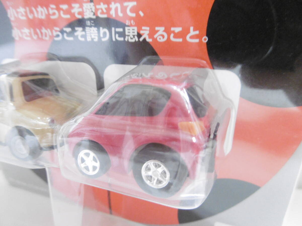 玩具祭 タカラ チョロQ スバルてんとう虫セット TAKARA SUBARU360 SUBARUR1 初代 NEW 自動車 2個セット 乗用車 未開封 未使用 長期保管品_画像3