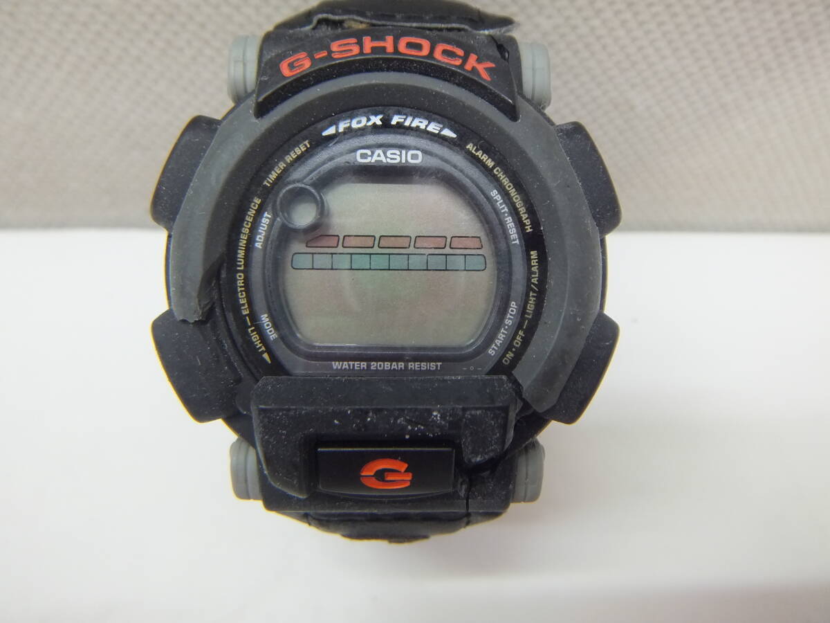 ブランド祭 時計祭 動作未確認 カシオ G-SHOCK DW-003 電池切れ ベゼル破損 ベルト劣化 傷、汚れ、ベタつき有りの画像2