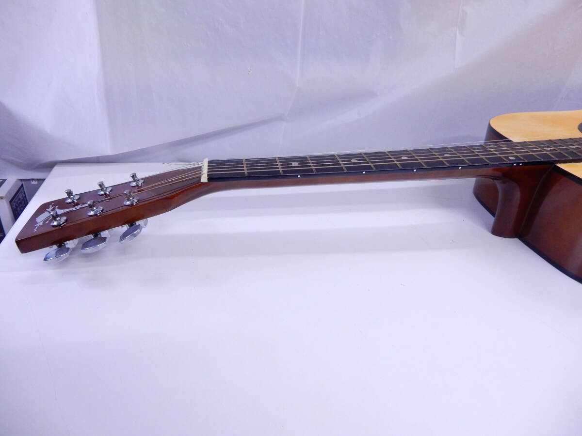 楽器祭 マスタークラフト アコースティックギター No.180 ソフトケース付 ギター アコギ 弦楽器 長期保管品の画像4
