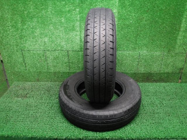 タイヤ 個人宅発送不可 ヨコハマ BLU EARTH VAN RY55 165/80R13 94/93N LT ２本 [ZNo:05005075]_画像1