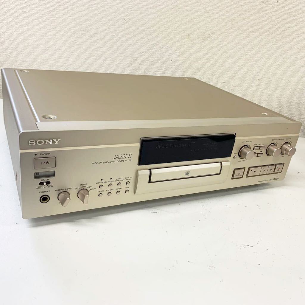 L-2】 SONY MDS-JA22ES MDデッキMDレコーダーソニーオーディオ L-2】 SONY MDS-JA22ES MDデッキMDレコーダーソニーオーディオ