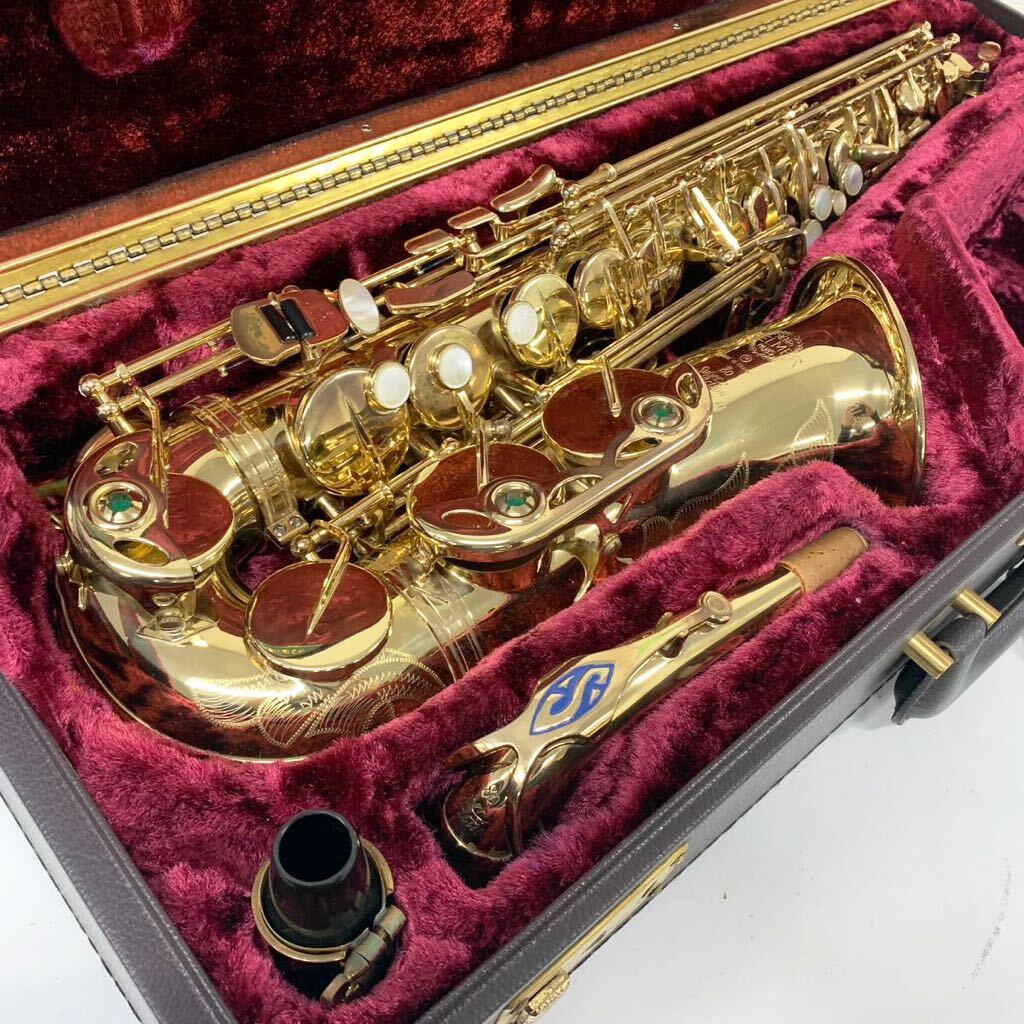 [Gt-9] SELMER SA80 SERIE II Super Action 80 N.490435 alto saxophone cell ma- super action series 2 use impression equipped 1598-43