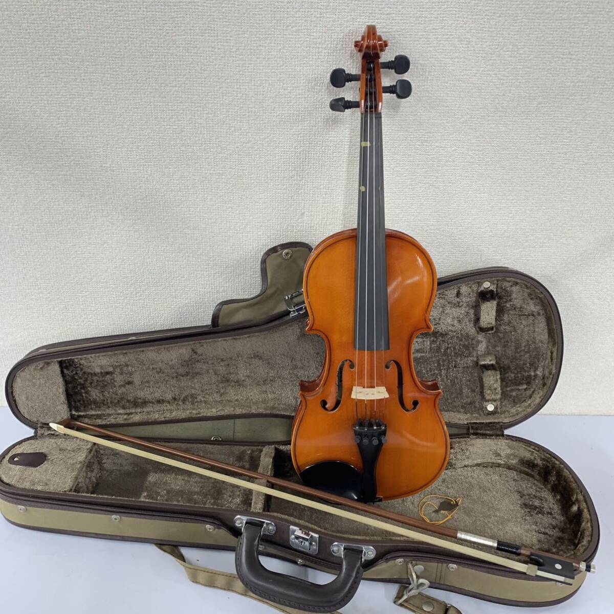 【R3】 Kiso Violin SM55 バイオリン 鍵付きケース 1/2 弓 ヴァイオリン 木曽 キソバイオリン 1234-46