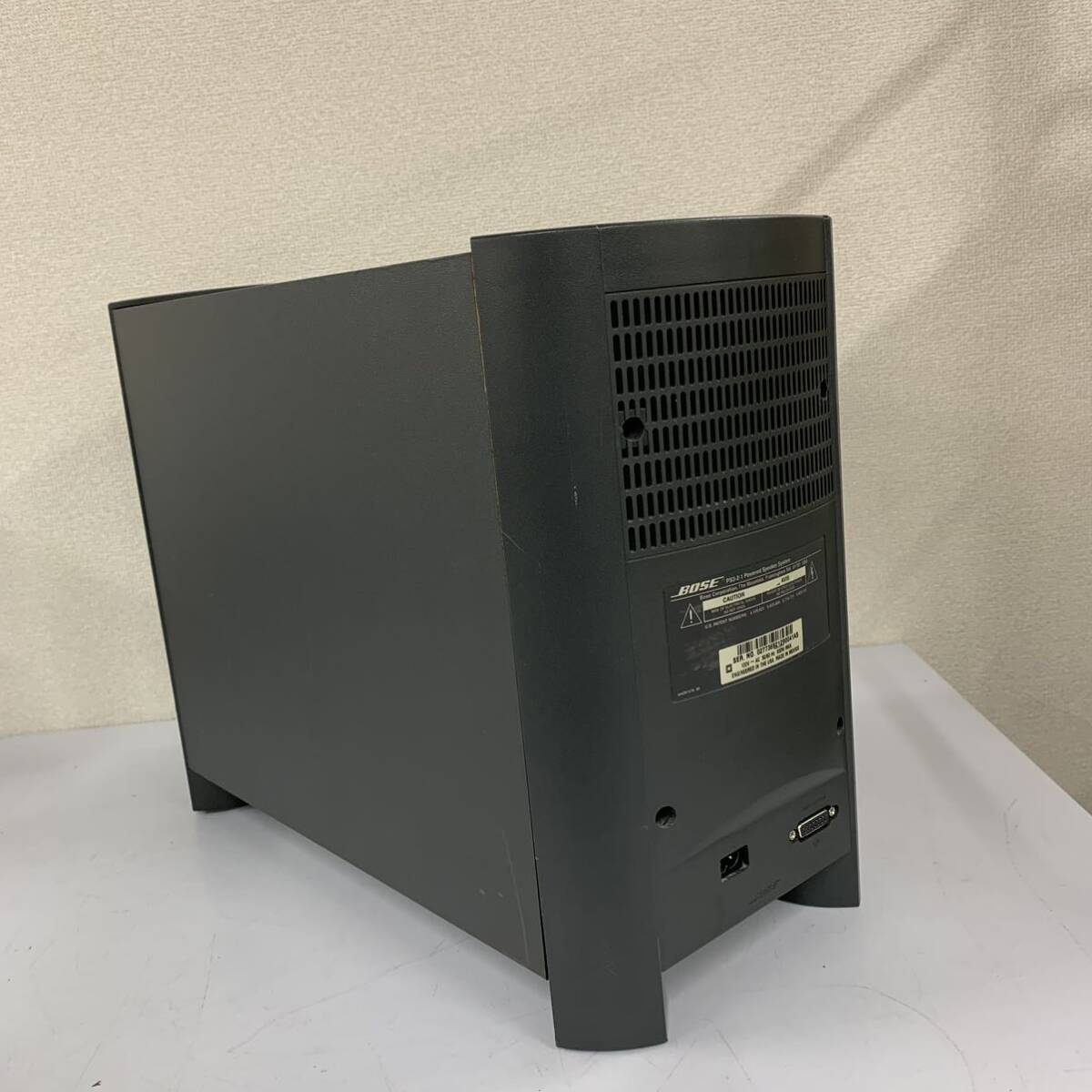 【Gb-1】 BOSE AV3-2-1 ホームシアターセット トレイ開閉不可 脚欠損 ボウズ 中古品 1485-20の画像9