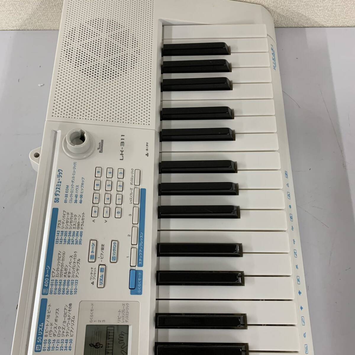 【Gt-5】 Casio LK-311 キーボード 動作確認済 カシオ 中古品 1491-14_画像7