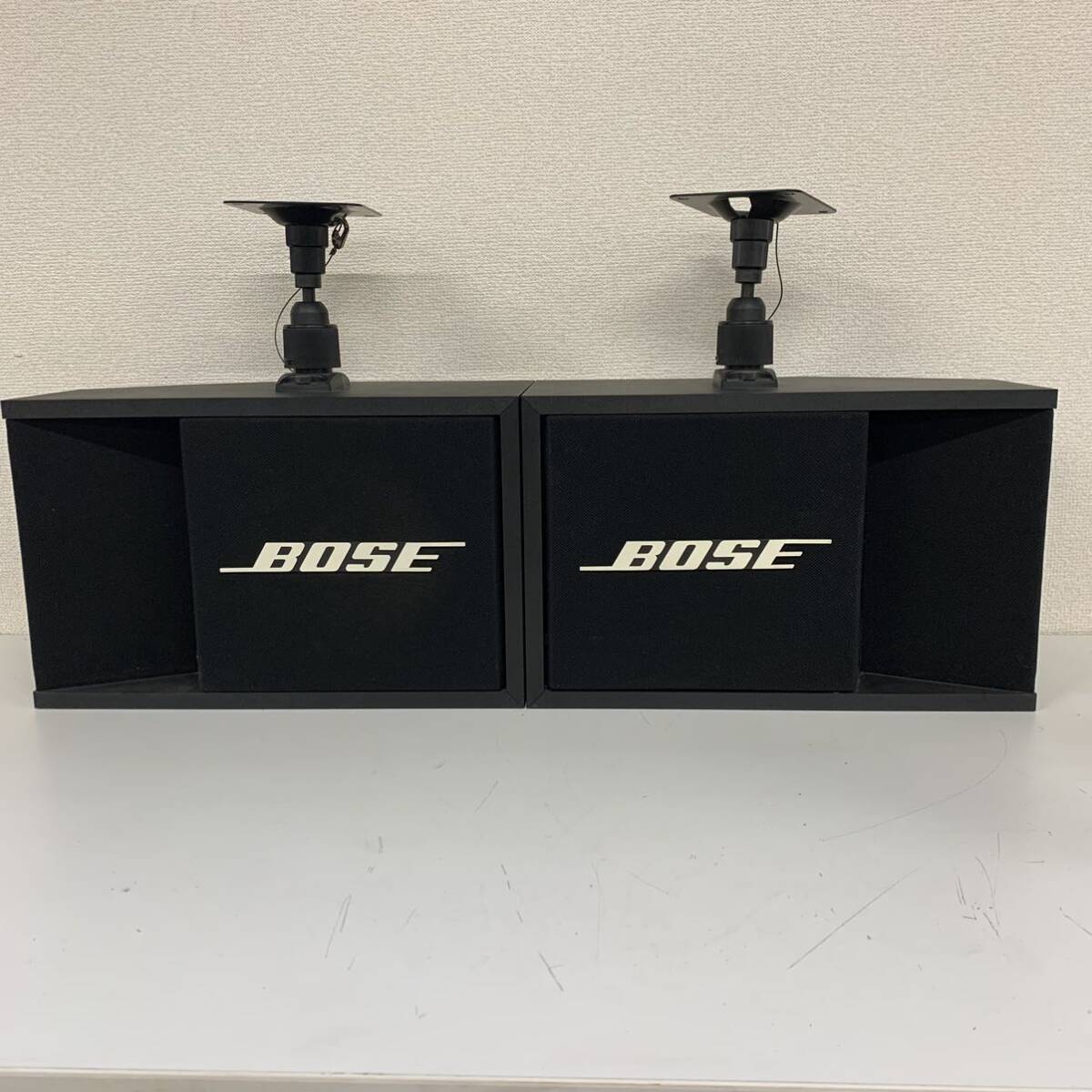 【E3】 Bose 201-II MUSIC MONITOR スピーカー 動作品 天井吊具付き ボーズ オーディオ 音響機器 モニタースピーカー 1605-6_画像2