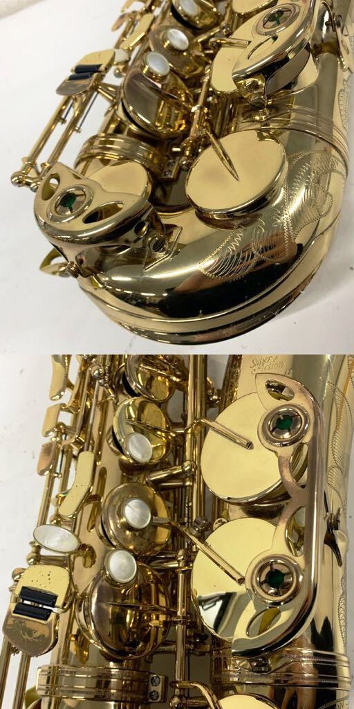 [Gt-9] SELMER SA80 SERIE II Super Action 80 N.490435 alto saxophone cell ma- super action series 2 use impression equipped 1598-43