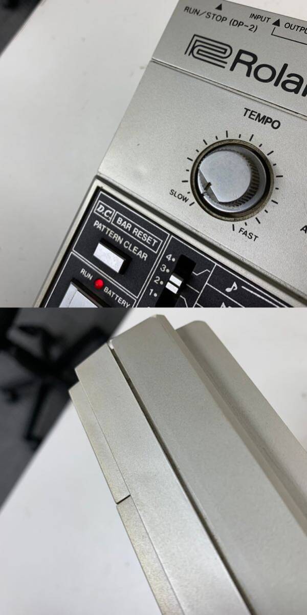 【A-1】 Roland TR-606 Drumatix ドラムマシン リズムマシン ローランド 動作OK ボタン反応やや不安定 汚れ多め 現状品 1581-90_画像4