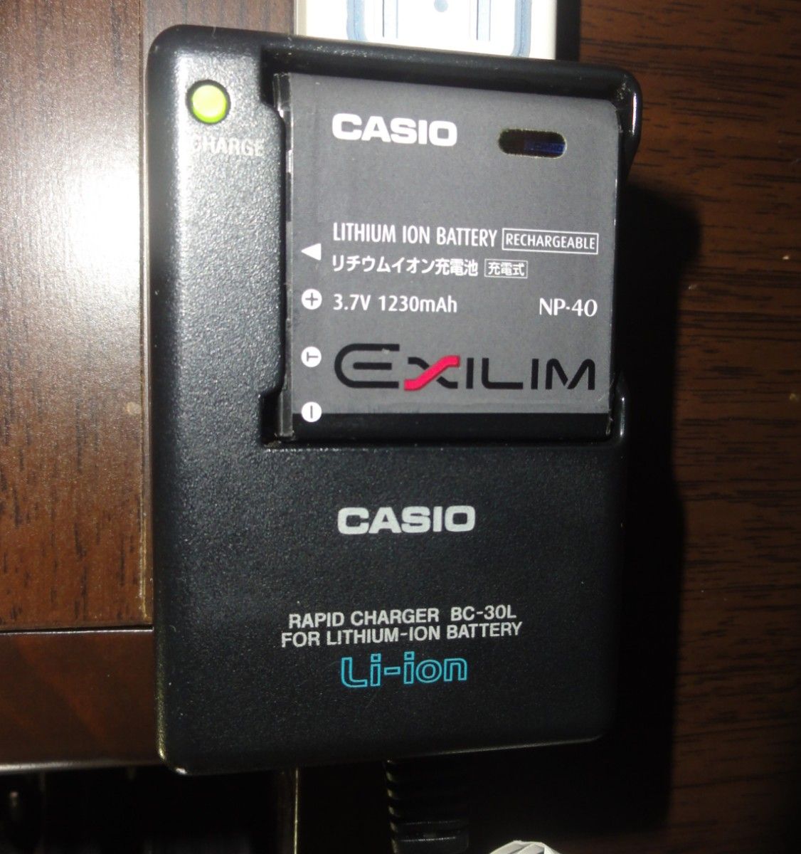 CASIO デジタルカメラ EXILIM用充電器BC-30L バッテリー 純正品 NP40