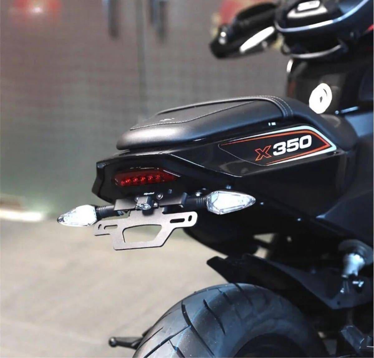 X350 ハーレー Harley-Davidson フェンダーレスキット LED ナンバー灯 付き 在庫ラスト！_画像6