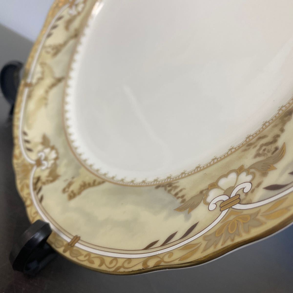 NARUMI ナルミ カップ&ソーサー ティーカップ 金彩 大理石柄 プレート皿 茶器 洋食器 日本製_画像6