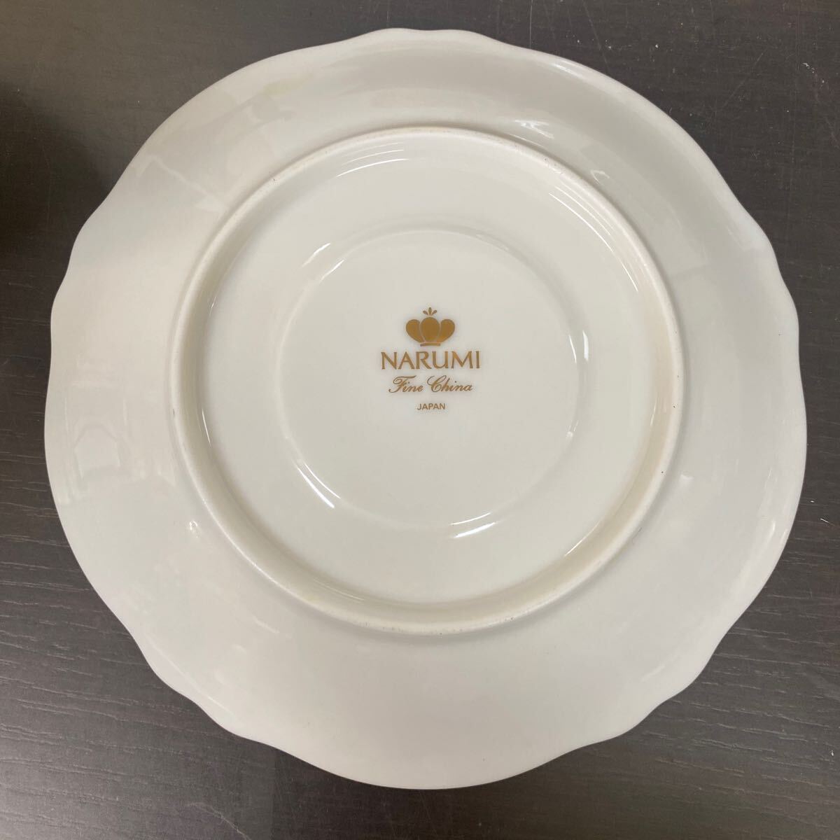 NARUMI ナルミ カップ&ソーサー ティーカップ 金彩 大理石柄 プレート皿 茶器 洋食器 日本製_画像4