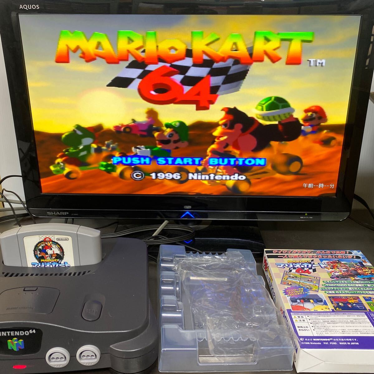 美品 動作品箱付き カセット 任天堂 Nintendo64 ソフト レトロ ゲーム マリオカート64の画像3