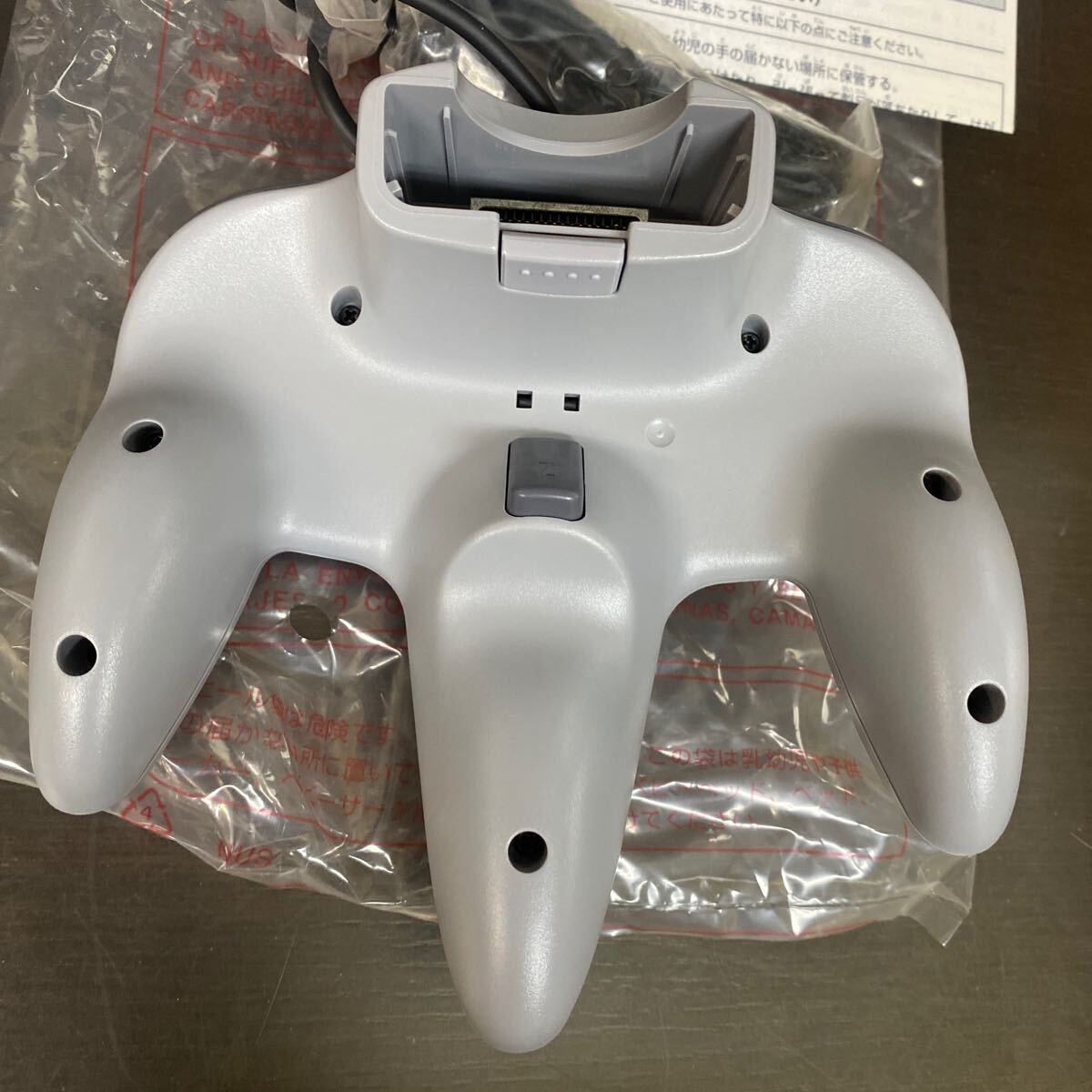 美品 NINTENDO 64 コントローラ ブロス グレー 任天堂 ニンテンドー コントローラーブロス NUS-005 取扱説明書 _画像6