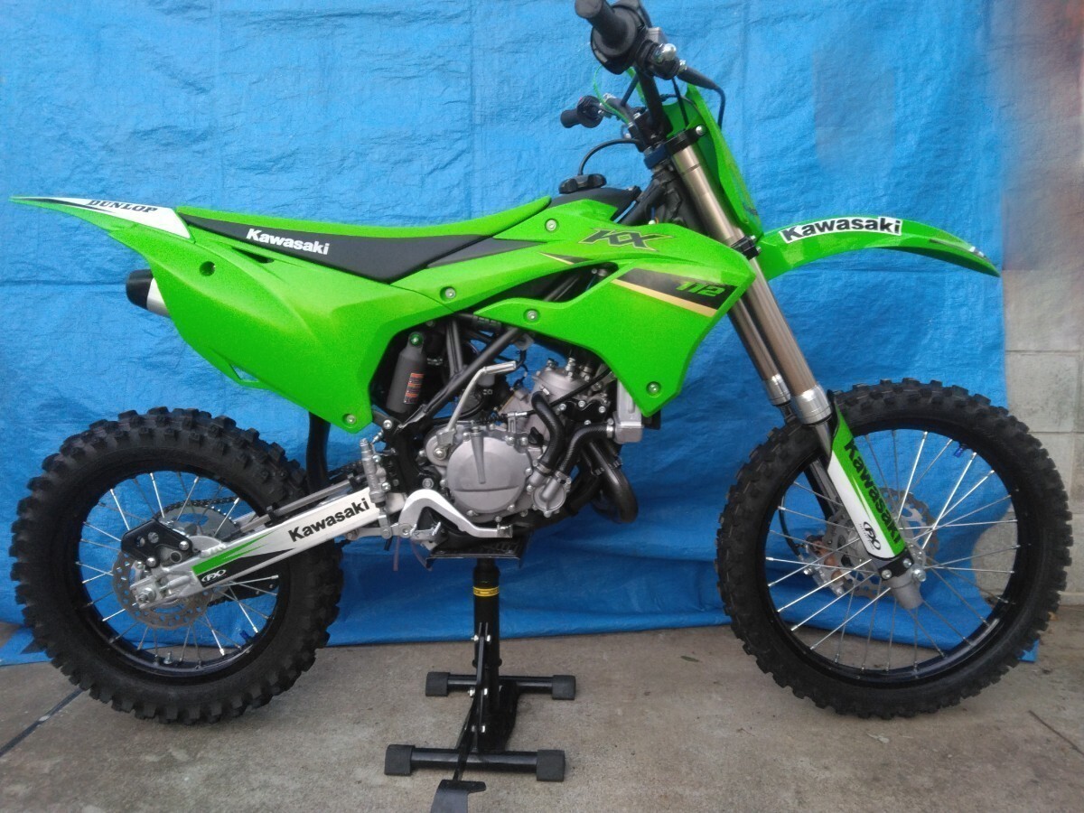 KAWASAKI KX112 2022年式 実動車新車 （検 CRF YZ RM ミニモト)の画像1